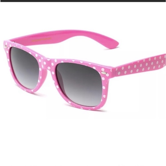 Accessories - Pink Polka Dot Sunglasses. NEW